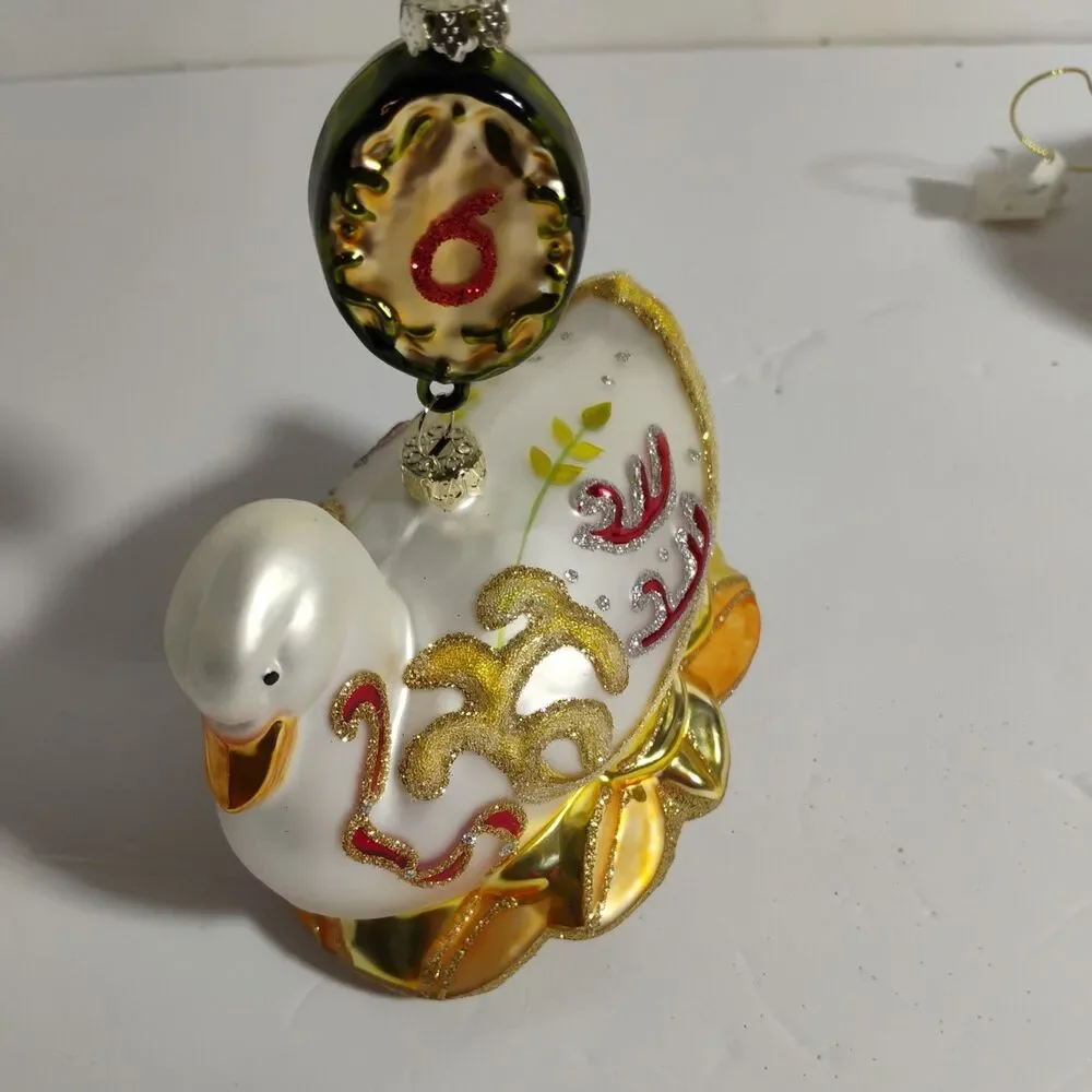 Grande Living 12 Days of Christmas  Glass Tree Ornaments 4,5,6 by Dillard's